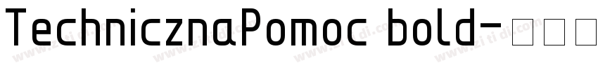 TechnicznaPomoc bold字体转换